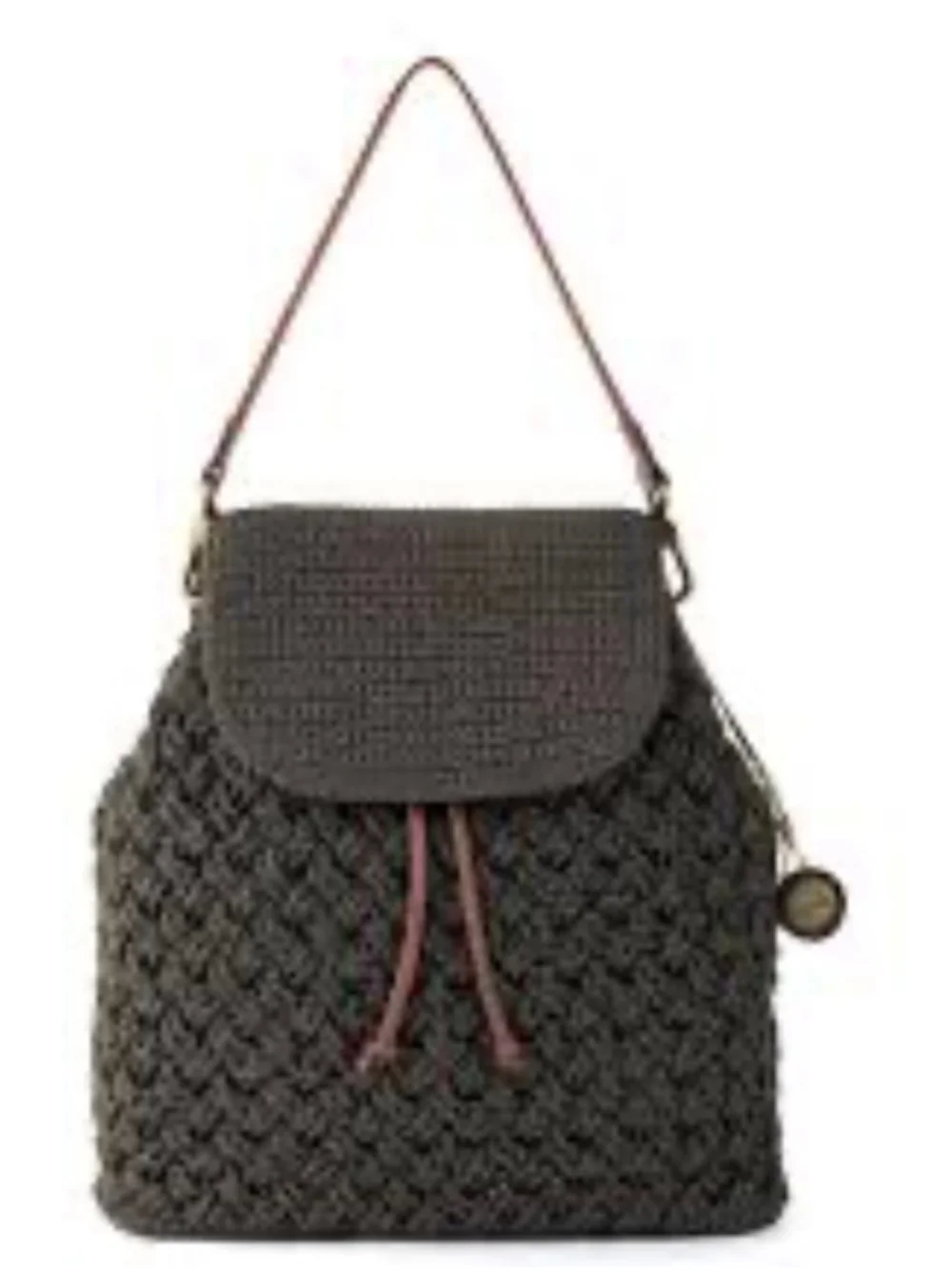 The Sak Sayulita Crochet Backpack Brown NWT! Boho
